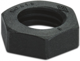 Nut, M12, W 17 mm, H 5 mm, polyamide, 3241232
