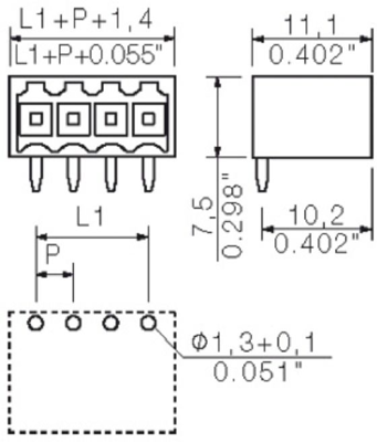 1605200000 Weidmüller PCB Connection Systems Image 3