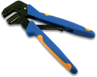Basic hand pliers without die for axchangeable crimping dies, 0.5-2.5 mm², AWG 20-14, AMP, 354940-1