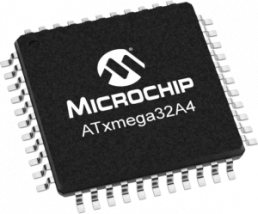 AVR microcontroller, 8/16 bit, 32 MHz, TQFP-44, ATXMEGA32A4-AUR
