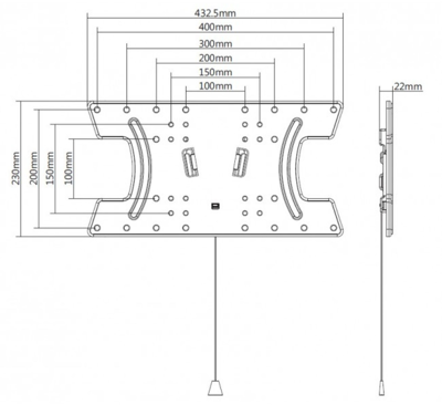 ICA-LCD-24O EFB-Elektronik Monitor mount Image 2