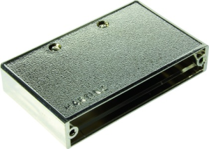 D-Sub connector housing, size: 5 (DD), straight 180°, cable Ø 5.75 to 11.6 mm, plastic, shielded, silver, 09670500413