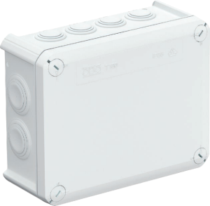 Cable junction box, 7xM25, 5xM32, 16 mm², pure white