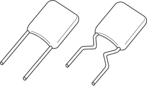 Ceramic capacitor, 10 nF, 100 V (DC), ±10 %, radial, pitch 2 mm, X7R, SR151C103KAR