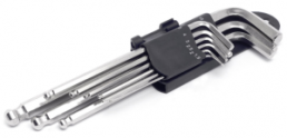 Pin wrench kit, 1.5 mm, 2 mm, 2.5 mm, 3 mm, 4 mm, 5 mm, 6 mm, 8 mm, hexagon