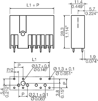 1464310000 Weidmüller PCB Connection Systems Image 3