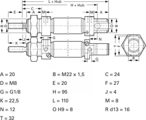 27.24.080 Kendrion Kuhnke Cylinders