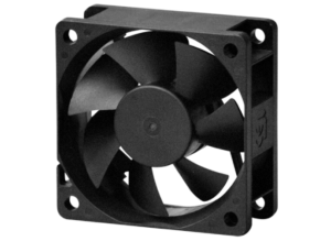 DC axial fan, 12 V, 60 x 60 x 25 mm, 23.44 m³/h, 13.8 dB, Vapo, SUNON, HA60251V4-000U-999