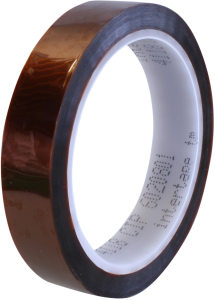 Electronic adhesive tape, 19 x 0.1 mm, silicone, amber, 33 m, 4118 19MMX33M
