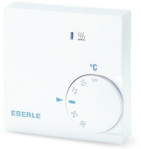 Room temperature controller, 230 VAC, 5 to 30 °C, white, 111111551100