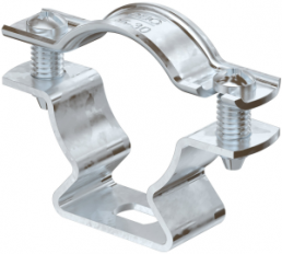 Spacer clamp, max. bundle Ø 30 mm, steel, hot dip galvanized, (L x W) 59 x 16 mm