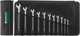 Open-ended ring wrench kit, 10 pieces with bag, 8-19 mm, 1235 g, 96401007