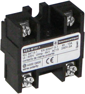 Auxiliary switch block, for position switch, XESP2051