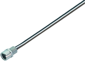 Sensor actuator cable, M8-flange socket, straight to open end, 3 pole, 0.2 m, 4 A, 09 3412 00 03