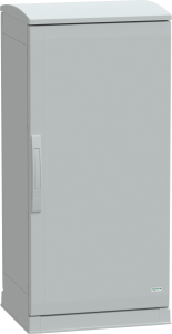 Control cabinet, (H x W x D) 1000 x 500 x 420 mm, IP44, polyester, light gray, NSYPLAZT1054G