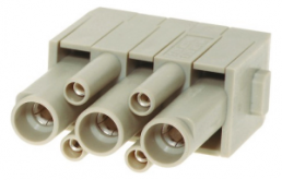 Socket contact insert, 7 pole, unequipped, crimp connection, 09140073101