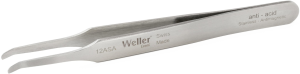 ESD precision tweezers, antimagnetic, stainless steel, 118 mm, 12ASA