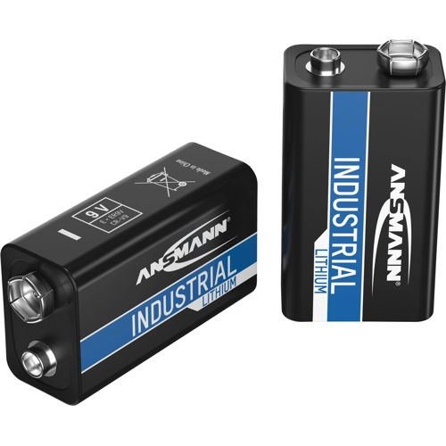 1505-0002 Ansmann Round Cells, 9V Blocks Image 2