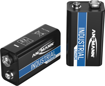 1505-0002 Ansmann Round Cells, 9V Blocks Image 2