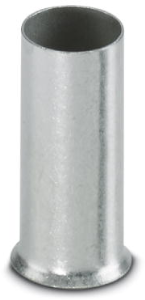 Uninsulated Wire end ferrule, 25 mm², 18 mm long, DIN 46228/1, silver, 3200373