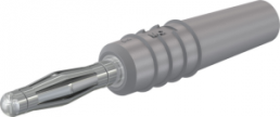 2 mm plug, solder connection, 0.5 mm², gray, 22.2619-28