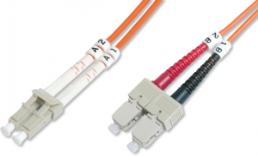 FO patch cable, LC to SC, 1 m, OM2, multimode 50/125 µm