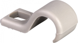 Cable clamp, max. bundle Ø 10 mm, polypropylene, gray