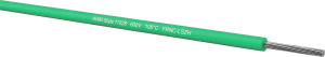 MPPE-switching strand, halogen free, UL-Style 11028, 0.22 mm², AWG 24, green, outer Ø 1.15 mm