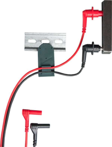 Magnetic test probes kit, plug 4 mm, 1 kV, black/red, Z502U