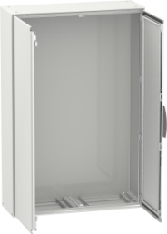 Control cabinet, (H x W x D) 1200 x 1200 x 400 mm, IP55, sheet steel, light gray, NSYSM1212402DP