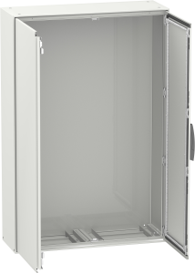 Control cabinet, (H x W x D) 1600 x 1200 x 300 mm, IP55, sheet steel, light gray, NSYSM1612302DP