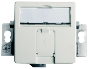 Junction box, 1xRJ45, Cat 6A, white, for AMJ-S, 100022970