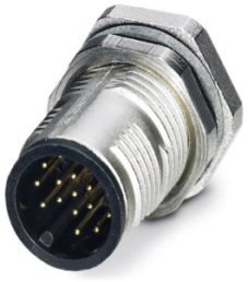 Plug, M12, 17 pole, solder pins, SPEEDCON locking, straight, 1559974