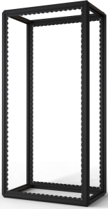 42 U cabinet rack, (H x W x D) 2000 x 600 x 1000 mm, steel, black gray, 20630-102