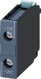 Auxiliary switch, 1 pole, 10 A, 1 Form B (N/C), screw connection, 3RH1921-1CA01