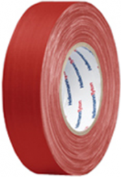 Fabric tape, 19 x 0.31 mm, cotton, red, 50 m, 712-00501