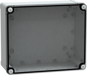 ABS enclosure, (L x W x H) 128 x 241 x 291 mm, light gray (RAL 7035), IP66, NSYTBS292412T