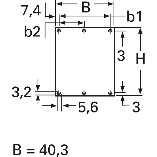 TFP 3 8 Fischer Elektronik Accessories for Enclosures Image 2