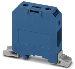 High current terminal, screw connection, 16-70 mm², 1 pole, 150 A, 8 kV, blue, 3247062