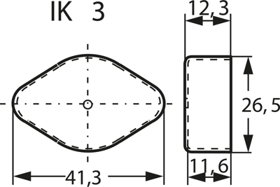 10037201 Fischer Elektronik Insulating Bush Image 2
