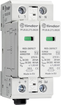 7P.27.8.275.1020 Finder Overvoltage Protection