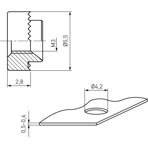 002.15.031 Ettinger Nuts, Washers, Rings Image 2