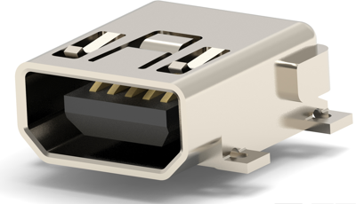 1734328-1 AMP USB Connectors, PC Connectors Image 1