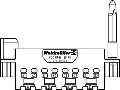 2737010000 Weidmüller Housings for HDC Connectors Image 2