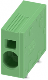 PCB terminal, 1 pole, pitch 7.5 mm, AWG 24-8, 41 A, spring-clamp connection, green, 1719189