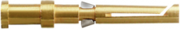 Receptacle, 0.5 mm², AWG 20, crimp connection, gold-plated, 1651680000