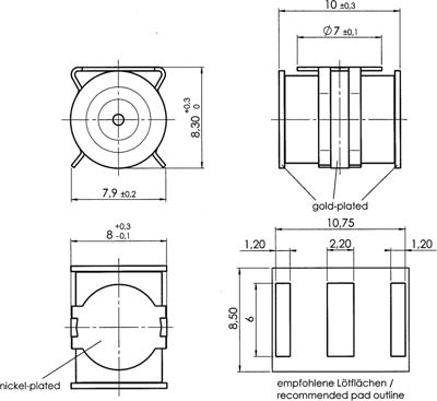 B88069X5930T502 TDK (EPCOS) Gas Discharge Tubes Image 2