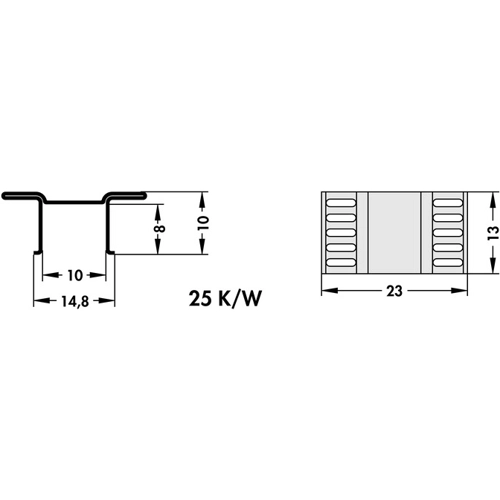 FK 244 13 D PAK Fischer Elektronik Heat Sinks Image 2