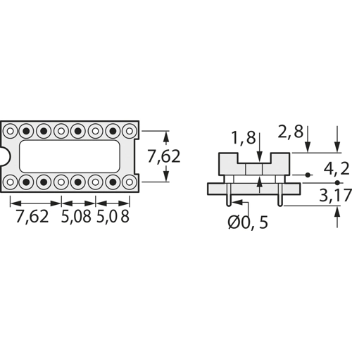 023-3-008-3-B1STF-XT0 MPE-GARRY Semiconductor Sockets, Holders Image 3