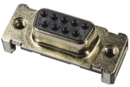 D-Sub socket, 15 pole, standard, straight, solder pin, 09552156612333